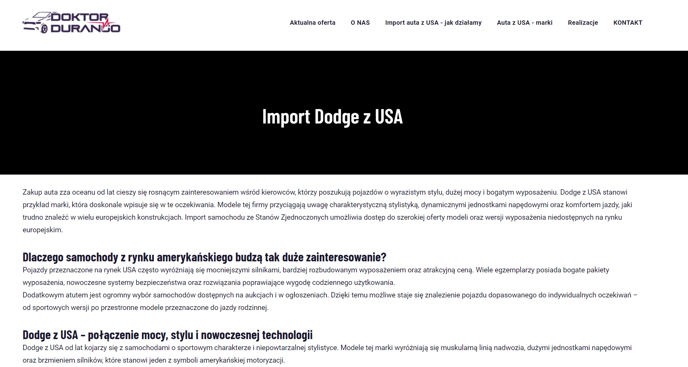 Czy warto sprowadzić Dodge z USA? Koszty, możliwości i najważniejsze kwestie przed zakupem