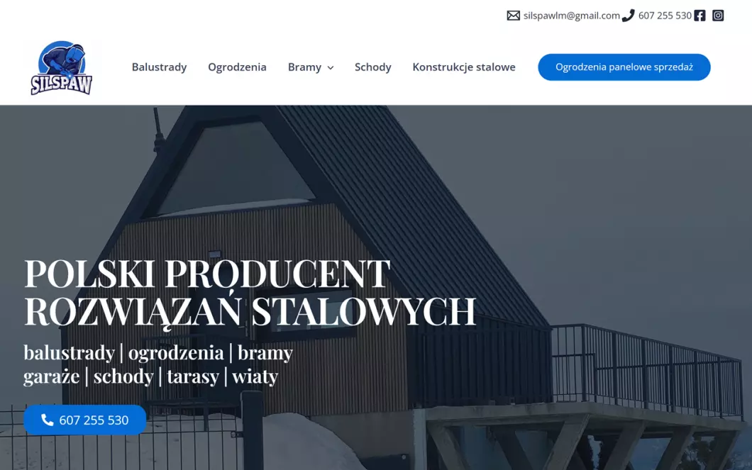 Silspaw Usługi spawalnicze - zrzut ekranu