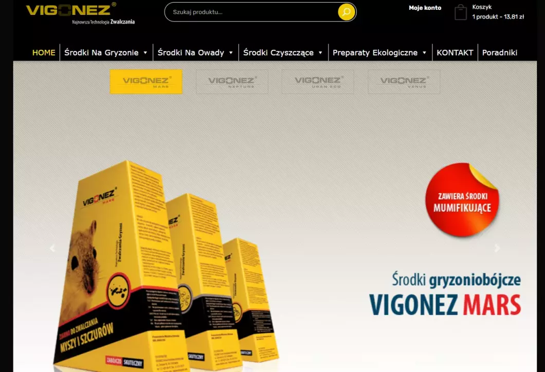 Vigonez - zrzut ekranu