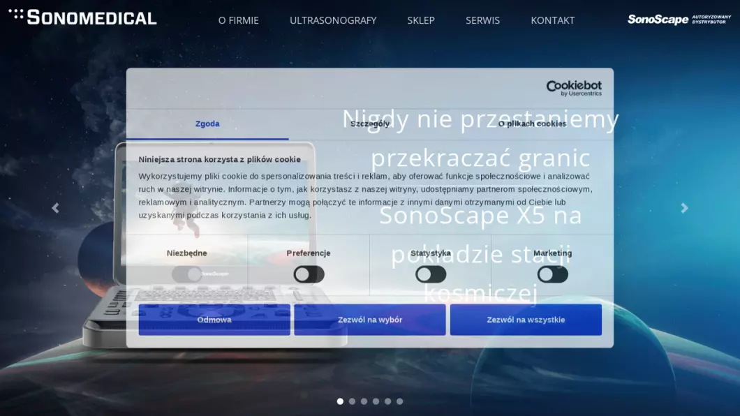 SONOMEDICAL - Przenośne USG  z Dopplerem - zrzut ekranu