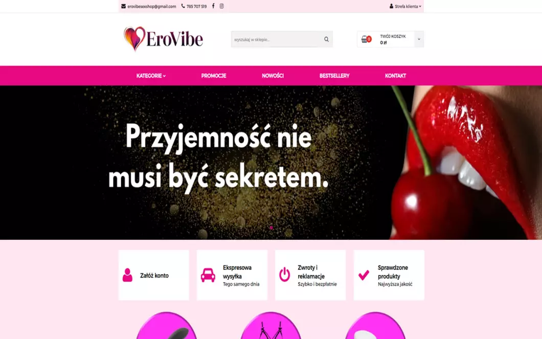EroVibe - zrzut ekranu