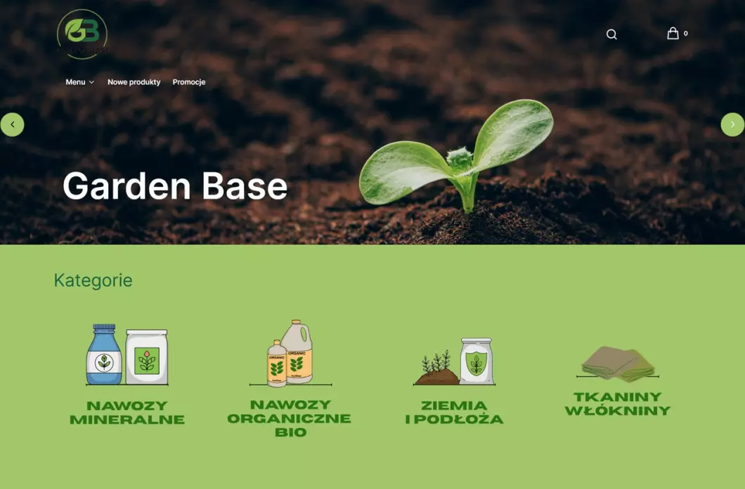 GardenBase - zrzut ekranu