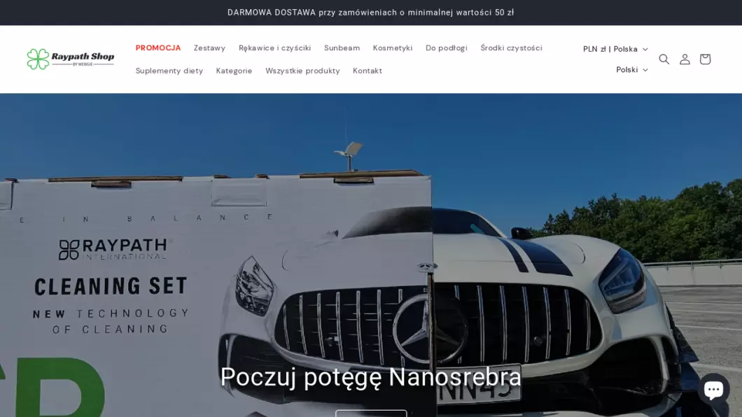 Raypath Shop - zrzut ekranu