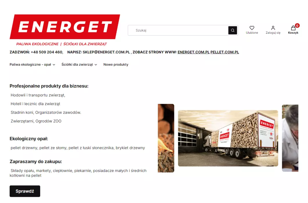 Energet - zrzut ekranu